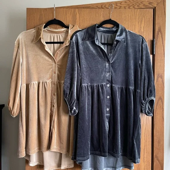 Bundle of 2: Viral Tiktok Velvet Tunic - Picture 2 of 4